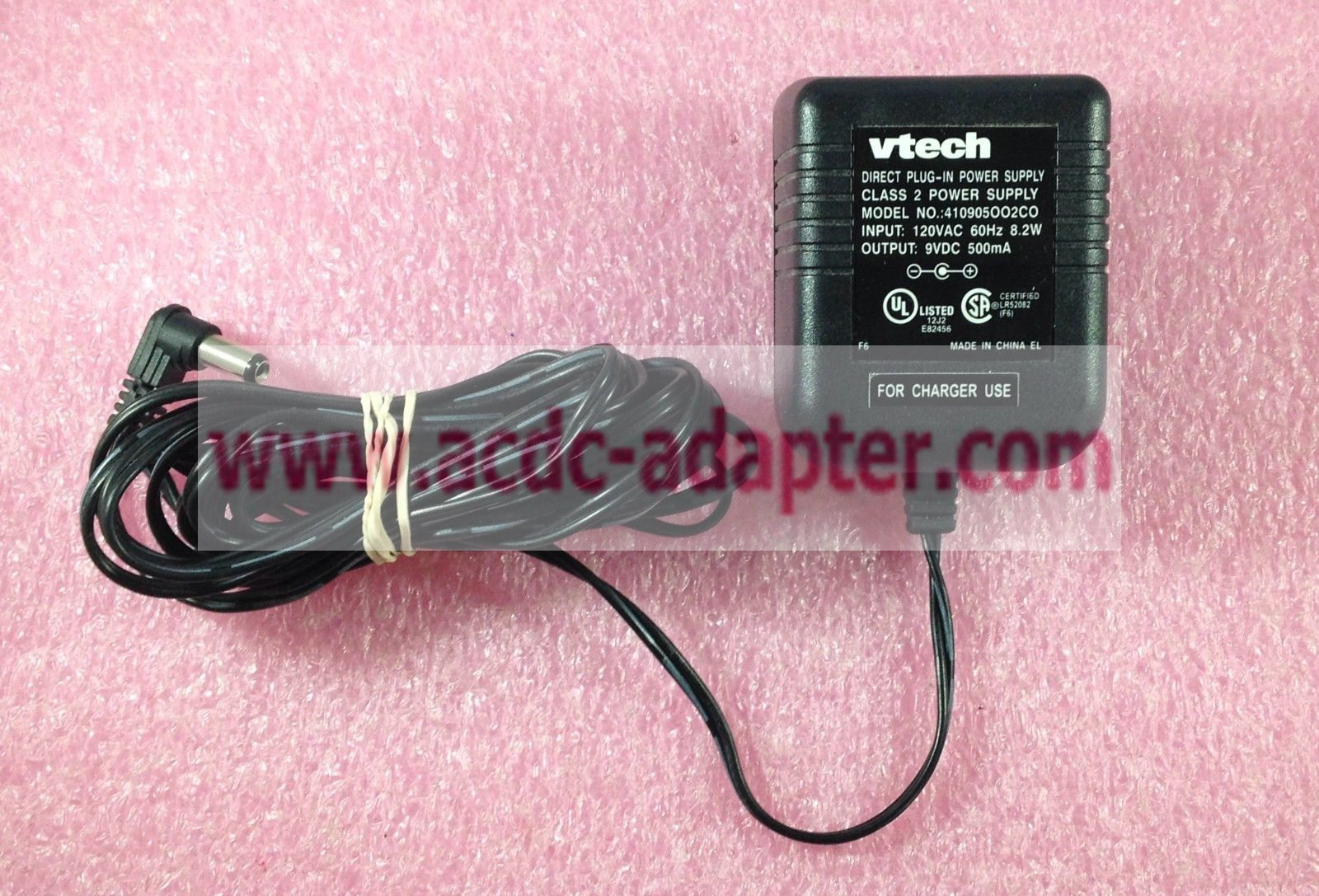 VTECH 410905OO2CO 9VDC 500mA ac adapter DIRECT PLUG-IN POWER SUPPLY